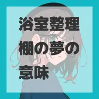 浴室整理棚の夢のサムネイル画像