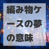 編み物ケースの夢のサムネイル画像