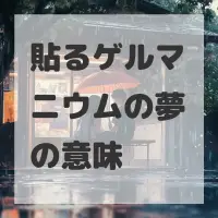 貼るゲルマニウムの夢のサムネイル