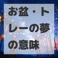 お盆・トレーの夢のサムネイル画像