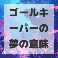 ゴールキーパーの夢のサムネイル画像