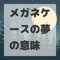 メガネケースの夢のサムネイル