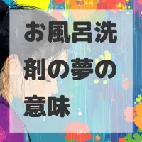 お風呂洗剤の夢のサムネイル画像
