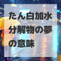 たん白加水分解物の夢のサムネイル