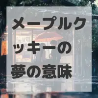 メープルクッキーの夢のサムネイル