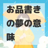 お品書きの夢のサムネイル画像