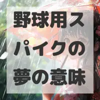 野球用スパイクの夢のサムネイル画像