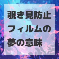 覗き見防止フィルムの夢のサムネイル画像
