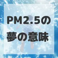 PM2.5の夢のサムネイル画像