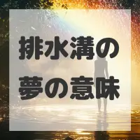 排水溝の夢のサムネイル画像
