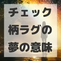 チェック柄ラグの夢のサムネイル画像
