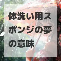 体洗い用スポンジの夢のサムネイル画像