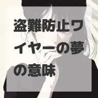 盗難防止ワイヤーの夢のサムネイル画像