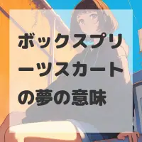 ボックスプリーツスカートの夢のサムネイル画像
