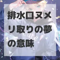 排水口ヌメリ取りの夢のサムネイル画像