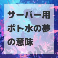 サーバー用ボト水の夢のサムネイル画像