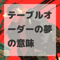 テーブルオーダーの夢のサムネイル