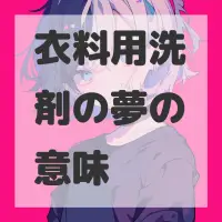 衣料用洗剤の夢のサムネイル