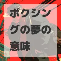 ボクシングの夢のサムネイル画像