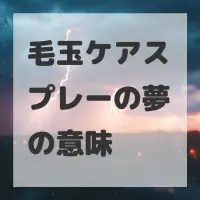 毛玉ケアスプレーの夢のサムネイル画像