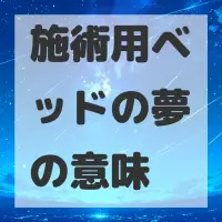 施術用ベッドの夢のサムネイル画像