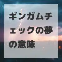 ギンガムチェックの夢のサムネイル画像