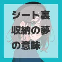 シート裏収納の夢のサムネイル画像