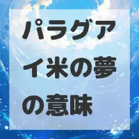 パラグアイ米の夢のサムネイル