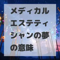 メディカルエステティシャンの夢のサムネイル画像