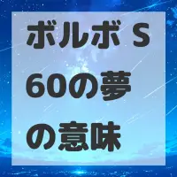 ボルボ S60の夢のサムネイル