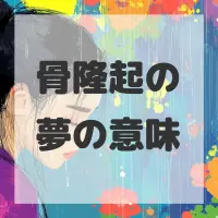 骨隆起の夢のサムネイル画像