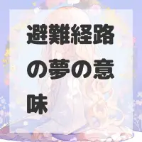 避難経路の夢のサムネイル画像