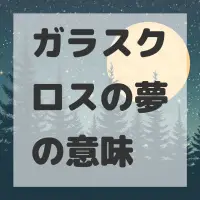 ガラスクロスの夢のサムネイル画像