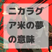 ニカラグア米の夢のサムネイル