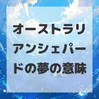 オーストラリアンシェパードの夢のサムネイル画像