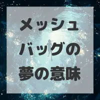メッシュバッグの夢のサムネイル画像