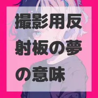 撮影用反射板の夢のサムネイル