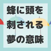 蜂に頭を刺される夢のサムネイル画像