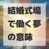 結婚式場で働く夢のサムネイル画像