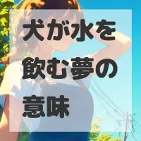 犬が水を飲む夢のサムネイル画像