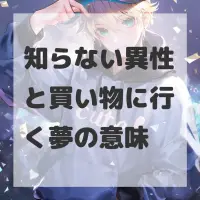 知らない異性と買い物に行く夢のサムネイル画像