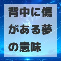 背中に傷がある夢のサムネイル画像
