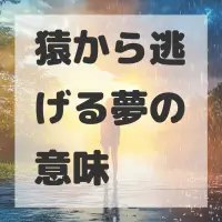 猿から逃げる夢のサムネイル画像
