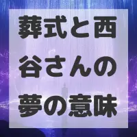 葬式と西谷さんの夢のサムネイル画像