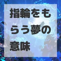 指輪をもらう夢のサムネイル画像