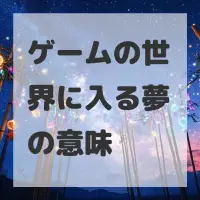 ゲームの世界に入る夢のサムネイル画像