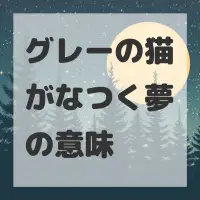 グレーの猫がなつく夢のサムネイル画像
