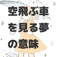 空飛ぶ車を見る夢のサムネイル画像
