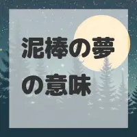 泥棒の夢のサムネイル画像