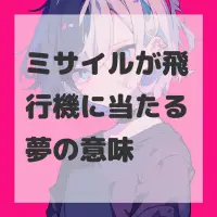 ミサイルが飛行機に当たる夢のサムネイル画像